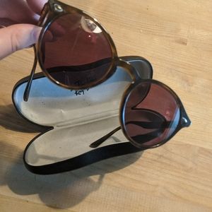 Ray-Ban Round Prescription Sunglasses Brown Lens